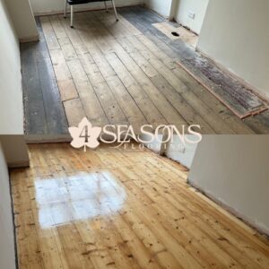 pine floor sanding and sealing