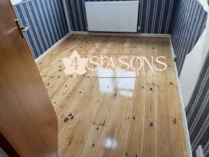 pine floor sanding and sealing clevedon