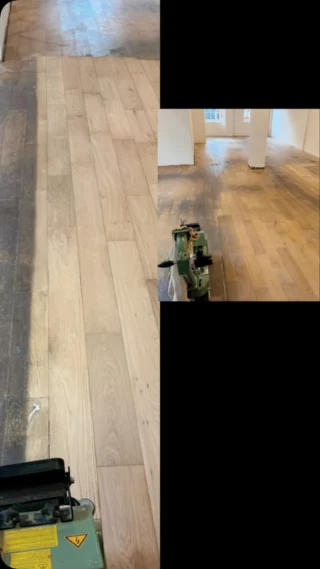 Engineered Oak Floor Restoration in Exeter! 🪵✨We revitalised 80sqm of engineered oak flooring with:
✔️ Professional sanding to smooth and refresh
✔️ Finished in a natural matt lacquer for a clean, timeless lookA fresh, elegant update that enhances the natural beauty of the wood!
#oak #oakfloor #oakfloors #oakflooring #engineeredoak #engineeredwood #engineeredwoodflooring #engineeredflooring  #woodfloor #woodfloors #woodflooring #woodflooringexpert #woodfloorsanding #woodfloorrestoration #floorsanding #sanding  #dustfreesanding #sandingwood #floorrestoration #homeimprovement #homerenovation