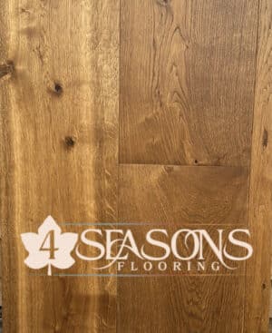 smoked and oiled oak plank flooring