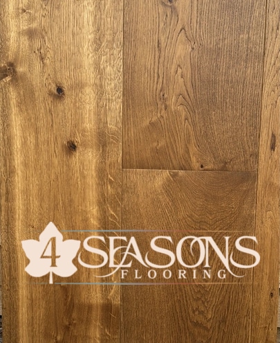 smoked and oiled oak plank flooring